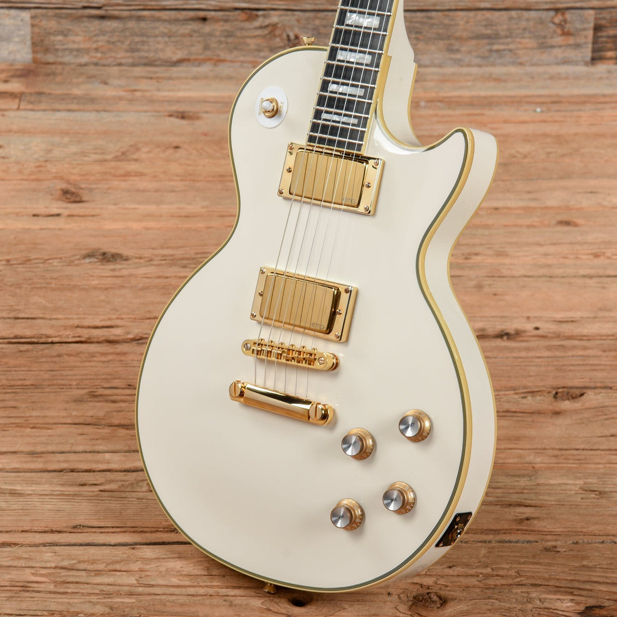 Epiphone Bjorn Gelotte Signature "Jotun" Les Paul Custom White 2017 - View 2 | MusicMarket