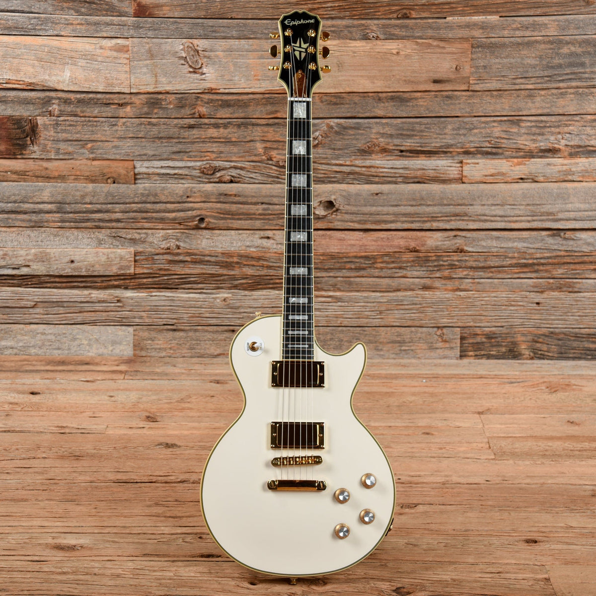 Epiphone Bjorn Gelotte Signature "Jotun" Les Paul Custom White 2017 - View 4 | MusicMarket