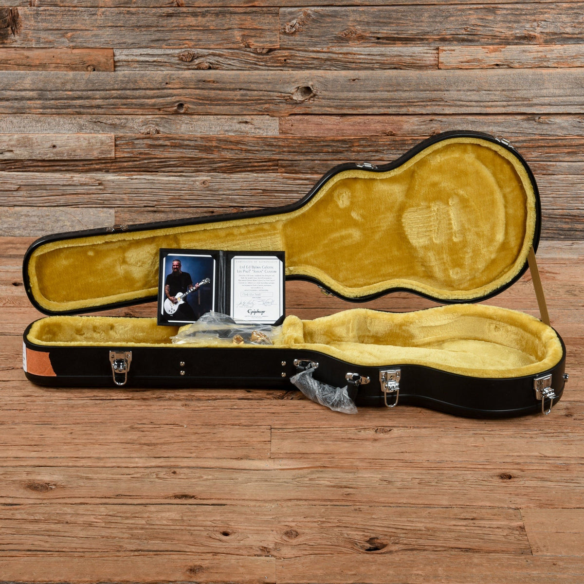 Epiphone Bjorn Gelotte Signature "Jotun" Les Paul Custom White 2017 - View 11 | MusicMarket