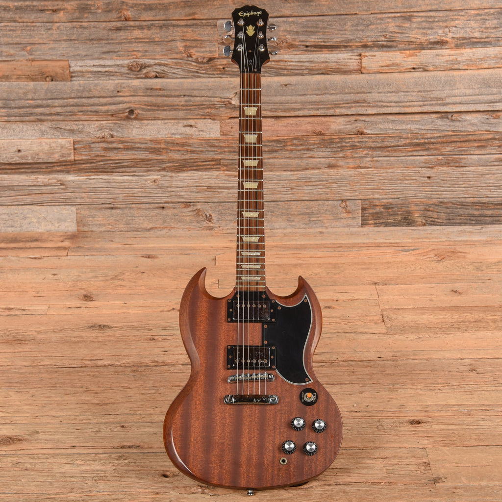 Epiphone Faded G-400 SG Worn Brown 2007 - View 4 | MusicMarket