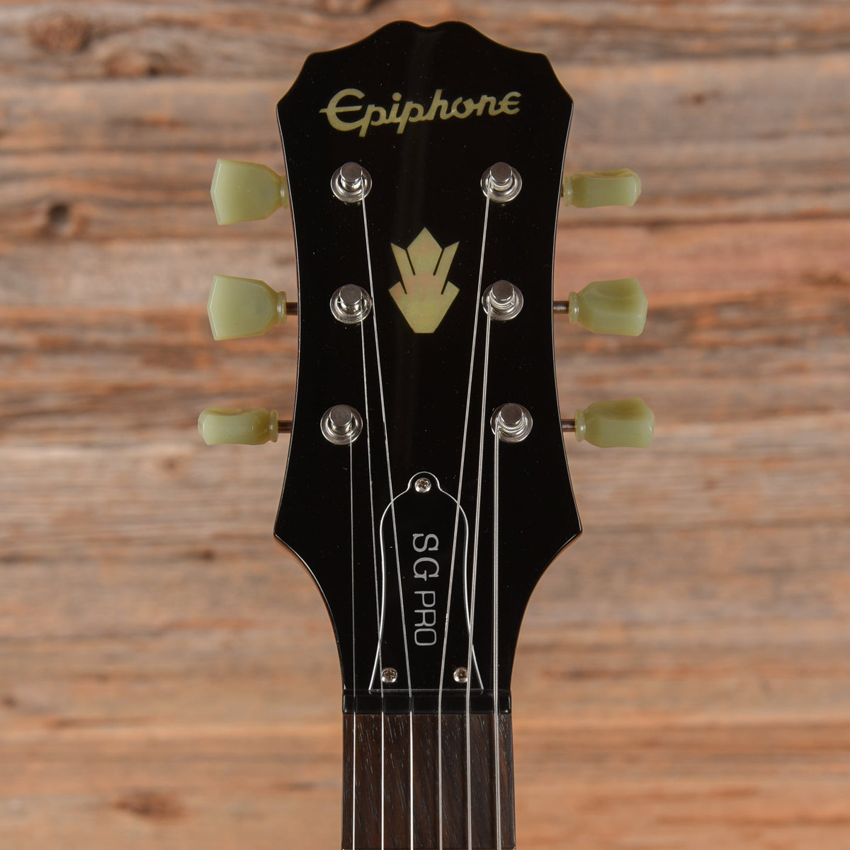 Epiphone G-400 Pro Cherry 2013 LEFTY - View 6 | MusicMarket