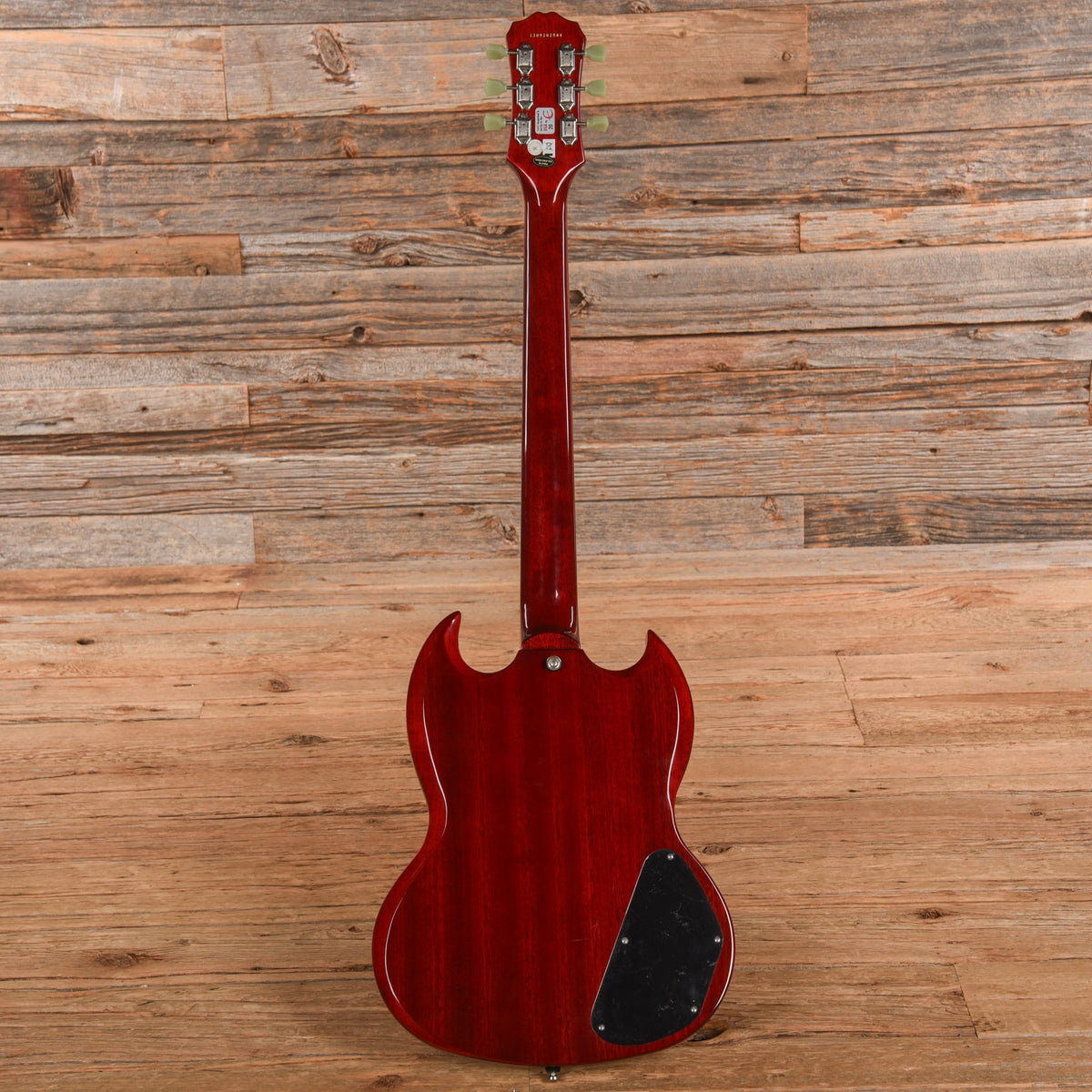 Epiphone G-400 Pro Cherry 2013 LEFTY - View 5 | MusicMarket