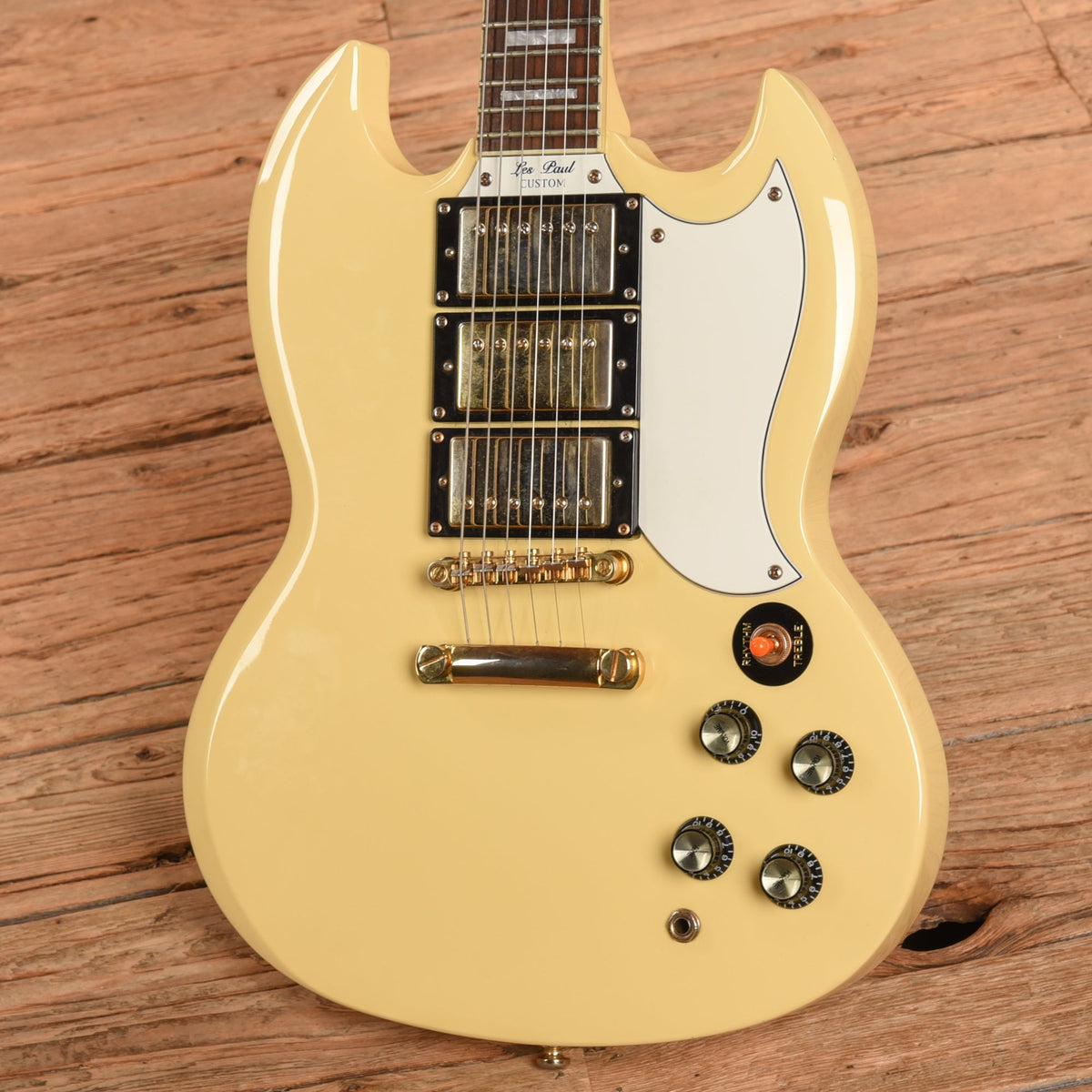 Epiphone G400 Les Paul SG Custom Ivory 2006 - View 2 | MusicMarket