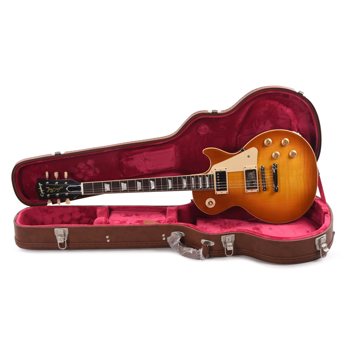 Epiphone Inspired by Gibson Custom 1959 Les Paul Standard Iced Tea Burst - View 9 | MusicMarket