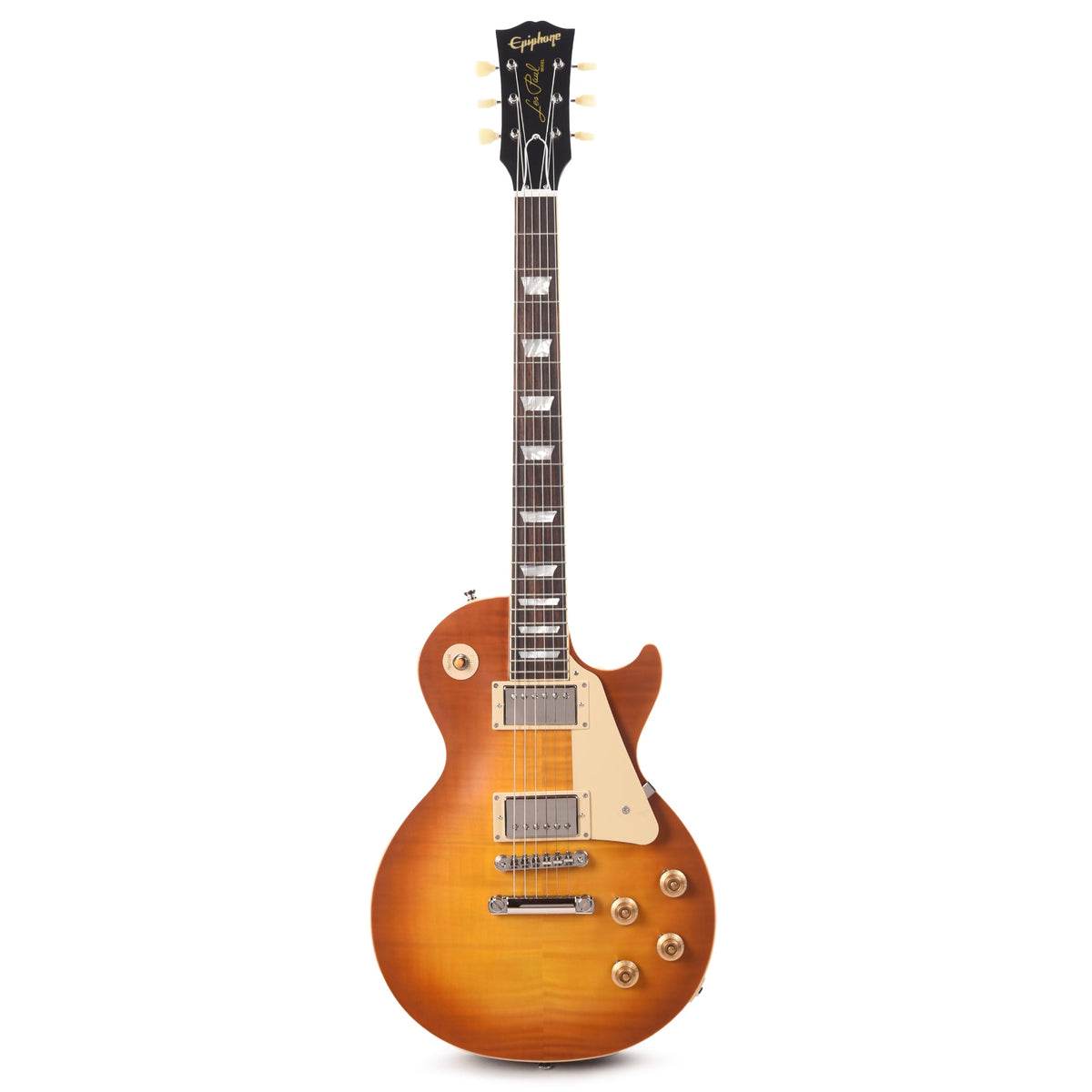 Epiphone Inspired by Gibson Custom 1959 Les Paul Standard Iced Tea Burst - View 4 | MusicMarket
