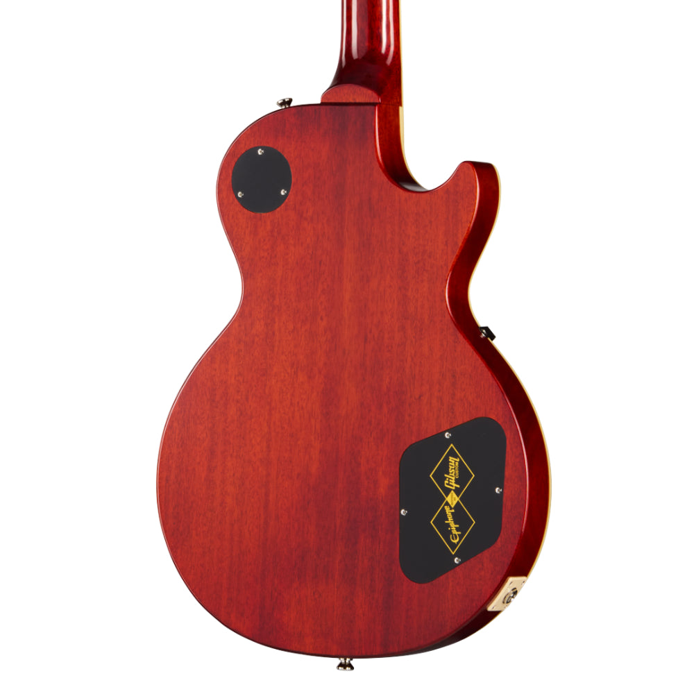 Epiphone Inspired by Gibson Custom 1959 Les Paul Standard Reissue LEFTY Deep Cherry Sunburst - View 2 | MusicMarket