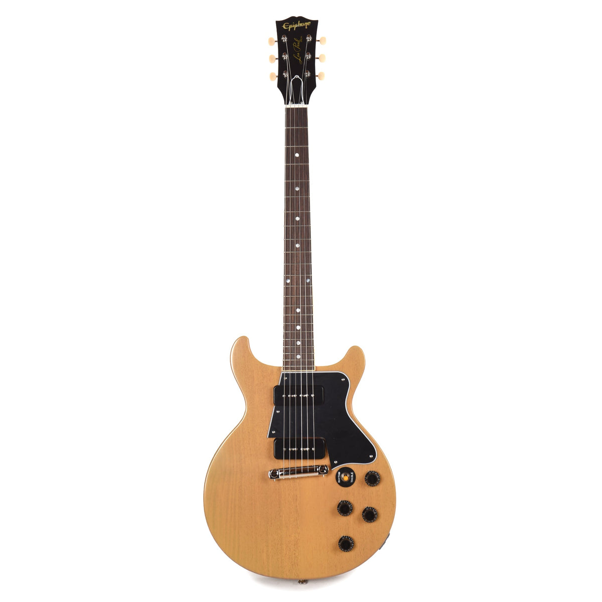Epiphone Inspired by Gibson Custom 1960 Les Paul Special Double Cut Reissue TV Yellow - View 4 | MusicMarket