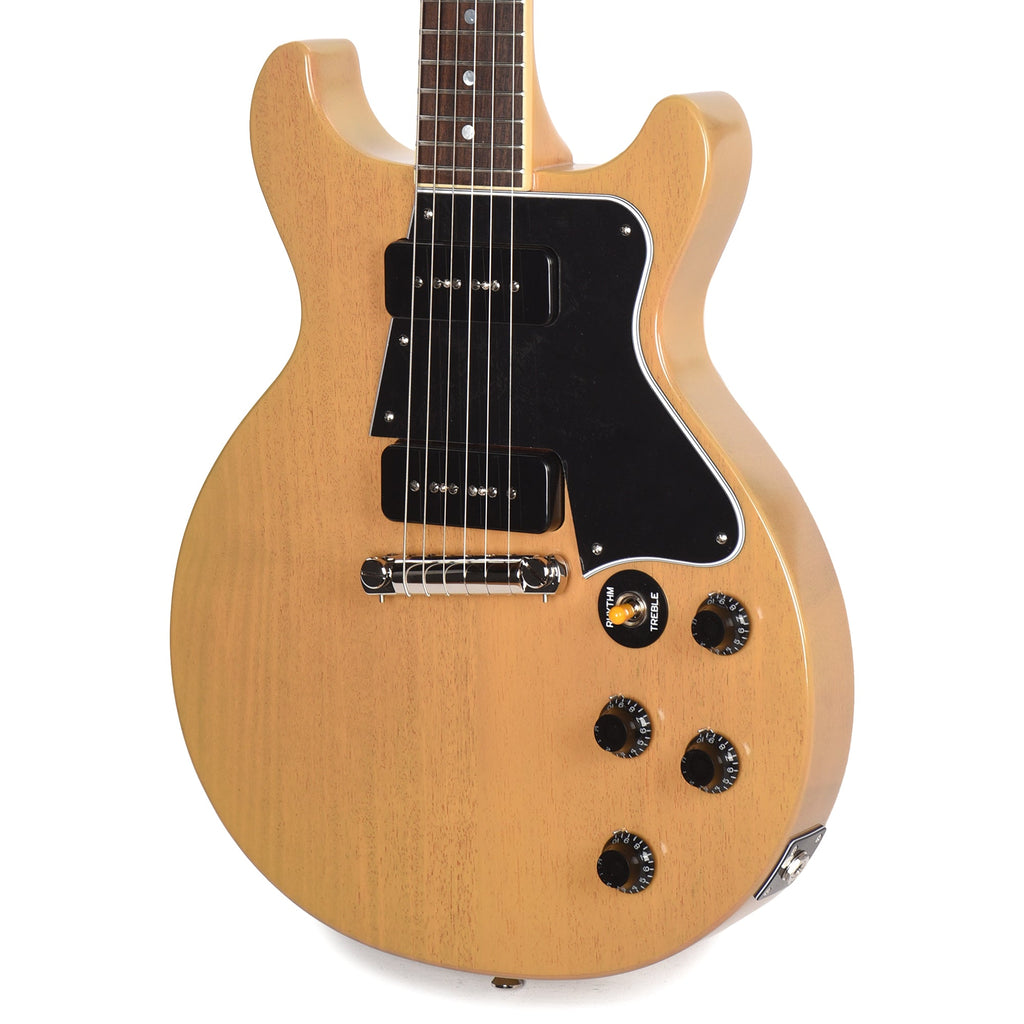 Epiphone Inspired by Gibson Custom 1960 Les Paul Special Double Cut Reissue TV Yellow - View 2 | MusicMarket