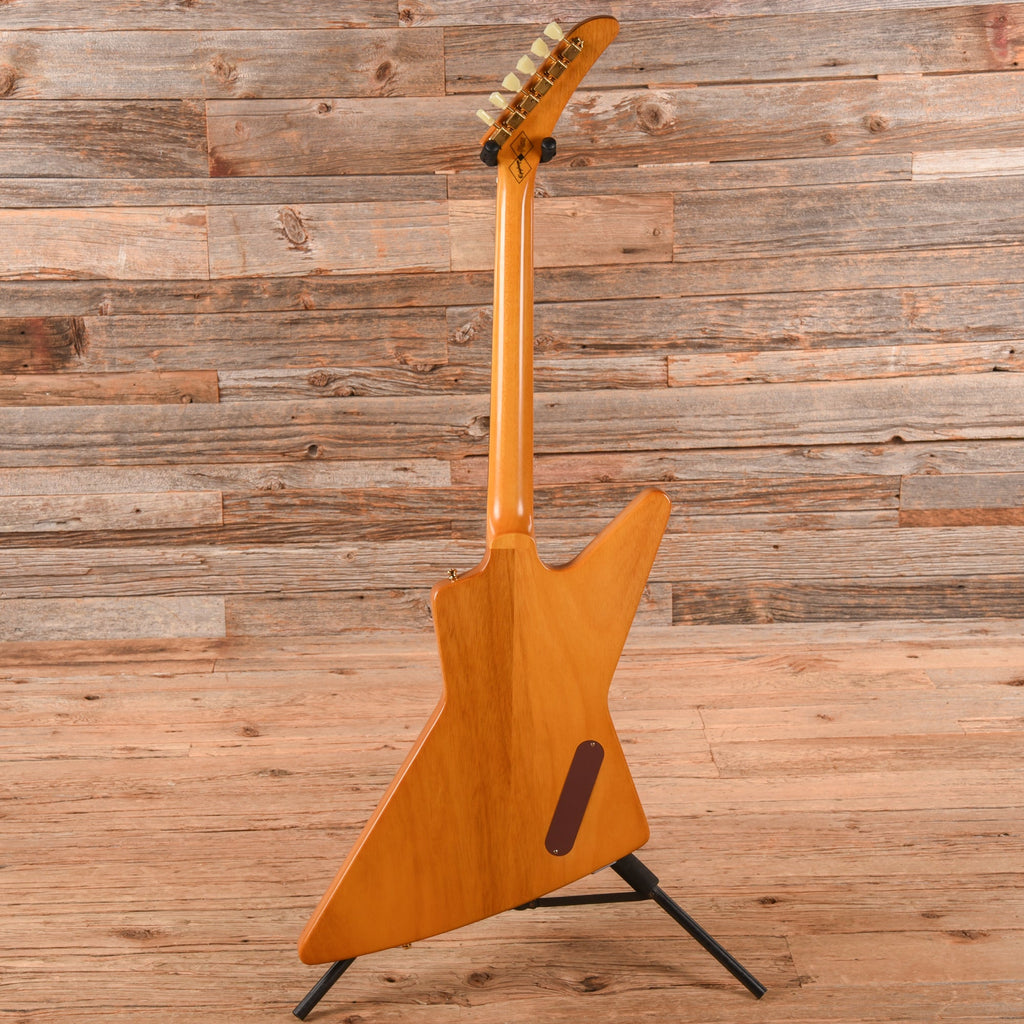 Epiphone "Inspired by Gibson Custom" '58 Korina Explorer Antique Natural 2022 LEFTY - View 5 | MusicMarket