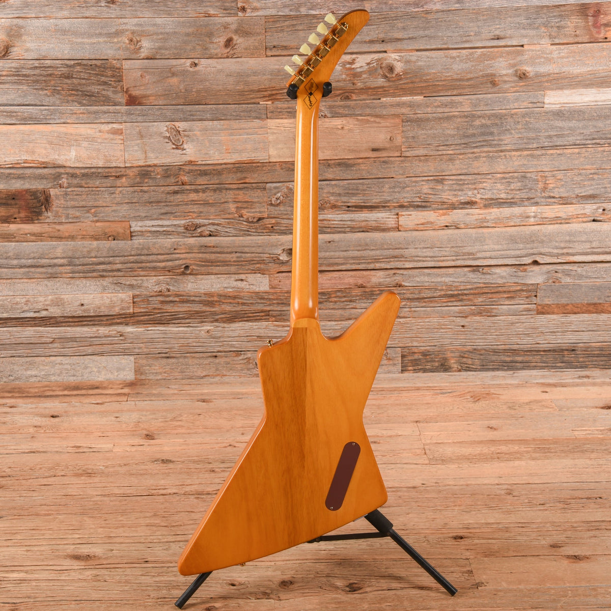 Epiphone "Inspired by Gibson Custom" '58 Korina Explorer Antique Natural 2022 LEFTY - View 5 | MusicMarket