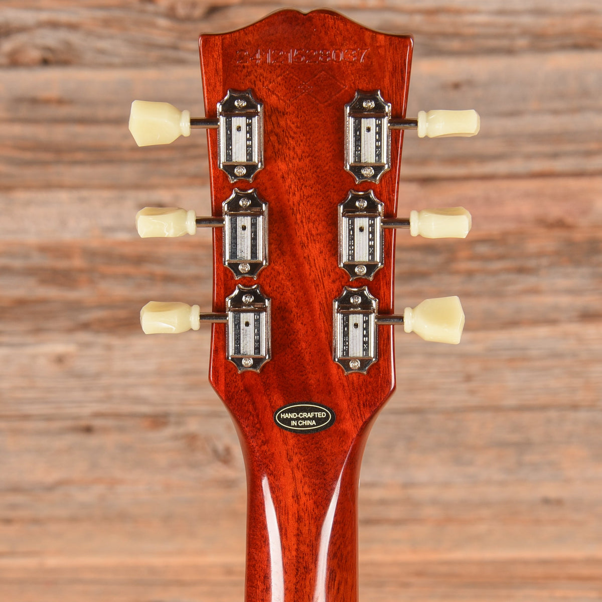Epiphone "Inspired by Gibson Custom" '59 Les Paul Standard Washed Bourbon Burst 2024 - View 7 | MusicMarket
