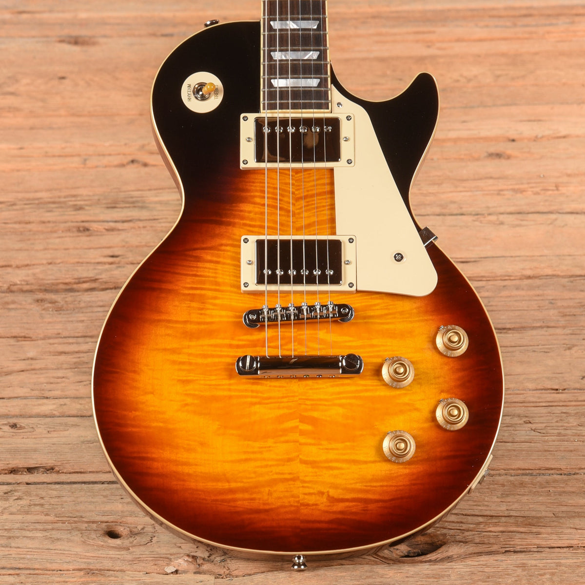 Epiphone "Inspired by Gibson Custom" '59 Les Paul Standard Washed Bourbon Burst 2024 - MusicMarket
