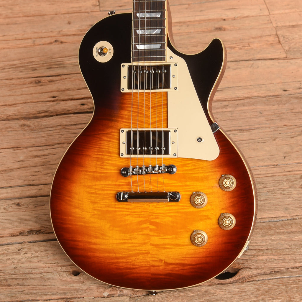 Epiphone "Inspired by Gibson Custom" '59 Les Paul Standard Washed Bourbon Burst 2024 - View 2 | MusicMarket