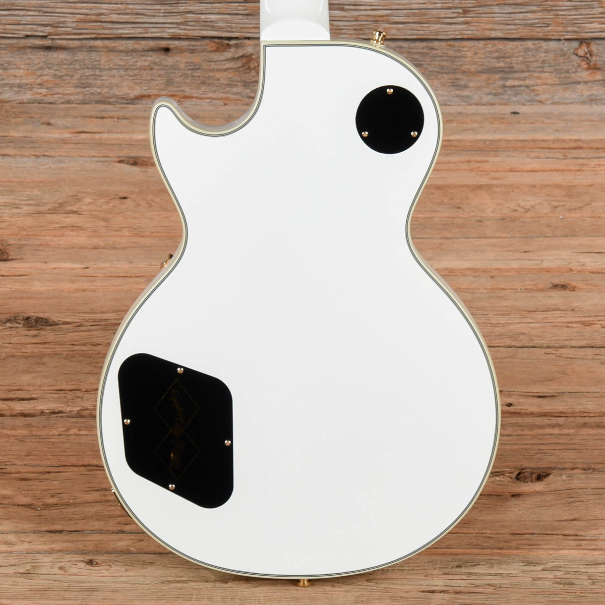 Epiphone Inspired by Gibson Custom Les Paul Custom Alpine White 2024 - View 3 | MusicMarket
