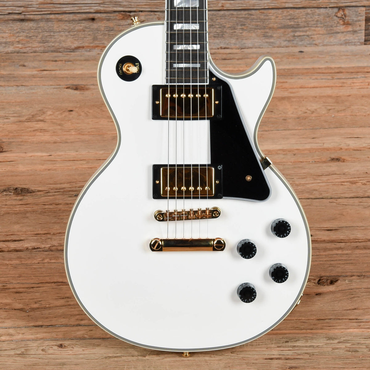Epiphone Inspired by Gibson Custom Les Paul Custom Alpine White 2024 - MusicMarket