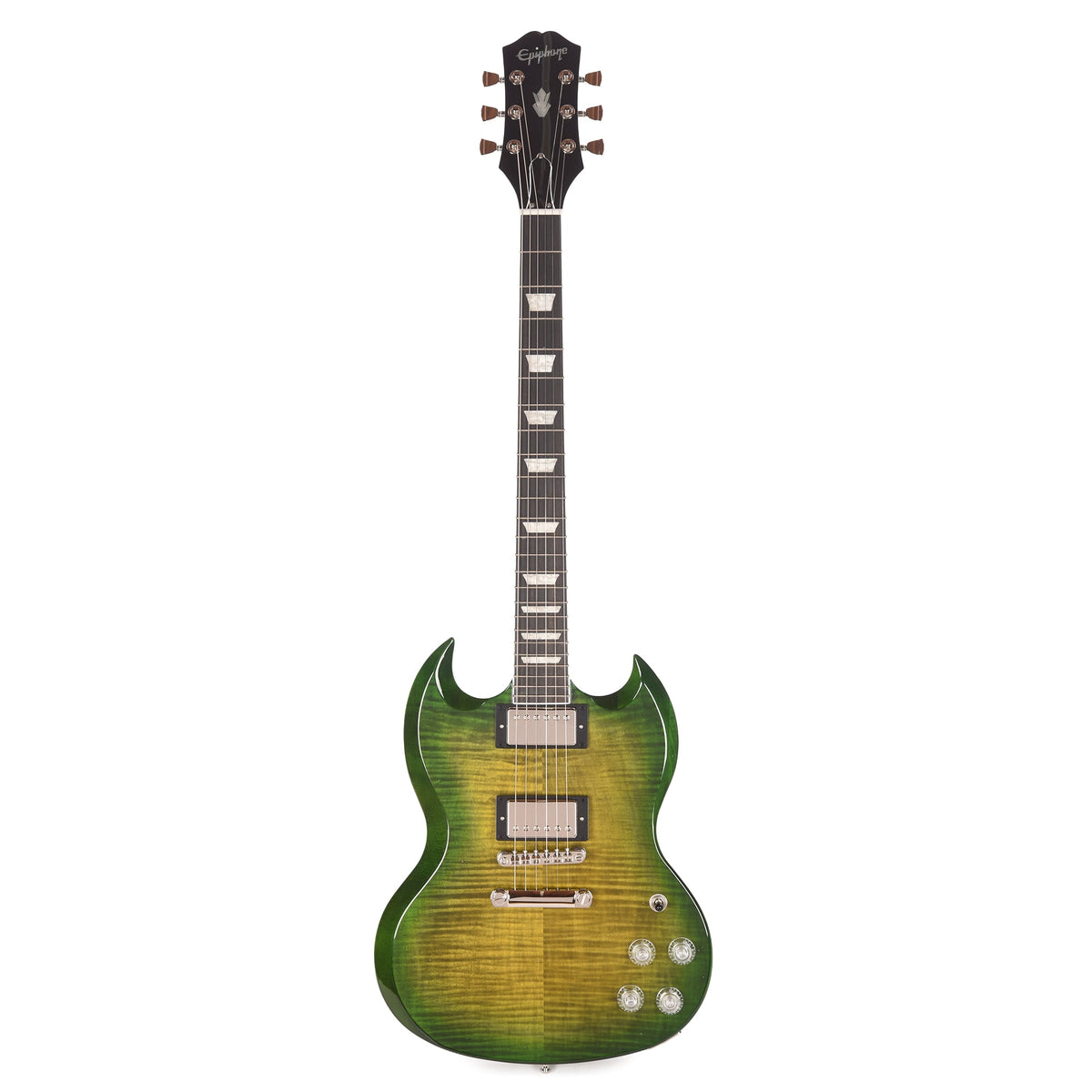 Epiphone Inspired by Gibson Modern SG Modern Figured Iguana Burst - View 4 | MusicMarket