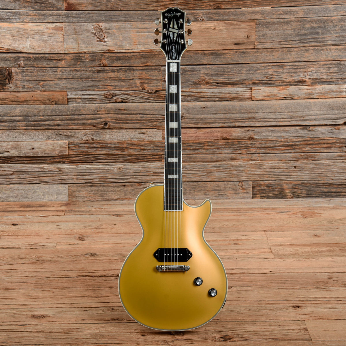 Epiphone Jared James Nichols "Gold Glory" Les Paul Custom Gold 2021 - View 4 | MusicMarket