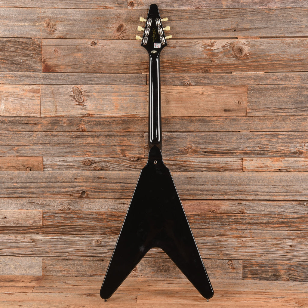 Epiphone Jimi Hendrix "Love Drops" Flying V Black 2024 - View 5 | MusicMarket