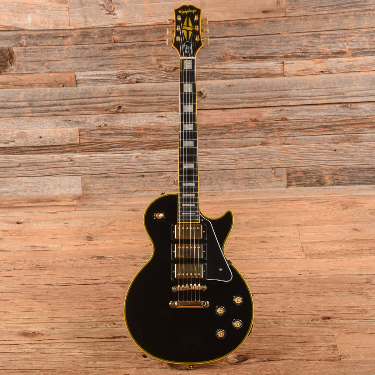 Epiphone Joe Bonamassa Black Beauty Les Paul Custom Ebony 2020 - View 4 | MusicMarket