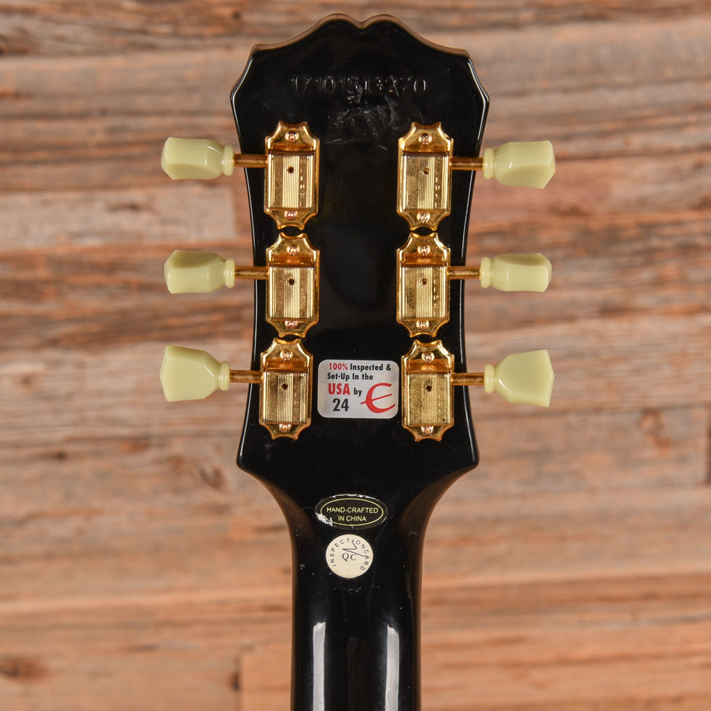 Epiphone Les Paul Classic Custom Pro Ebony 2017 - View 7 | MusicMarket