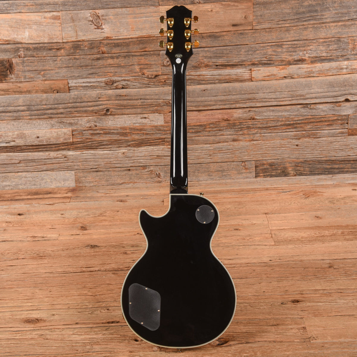 Epiphone Les Paul Custom Blackback Pro Antique Ivory 2021 - View 5 | MusicMarket