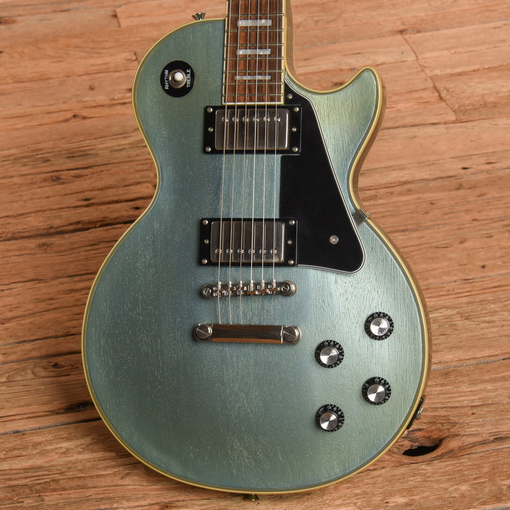 Epiphone Les Paul Custom PRO TV Pelham Blue 2013 - View 2 | MusicMarket