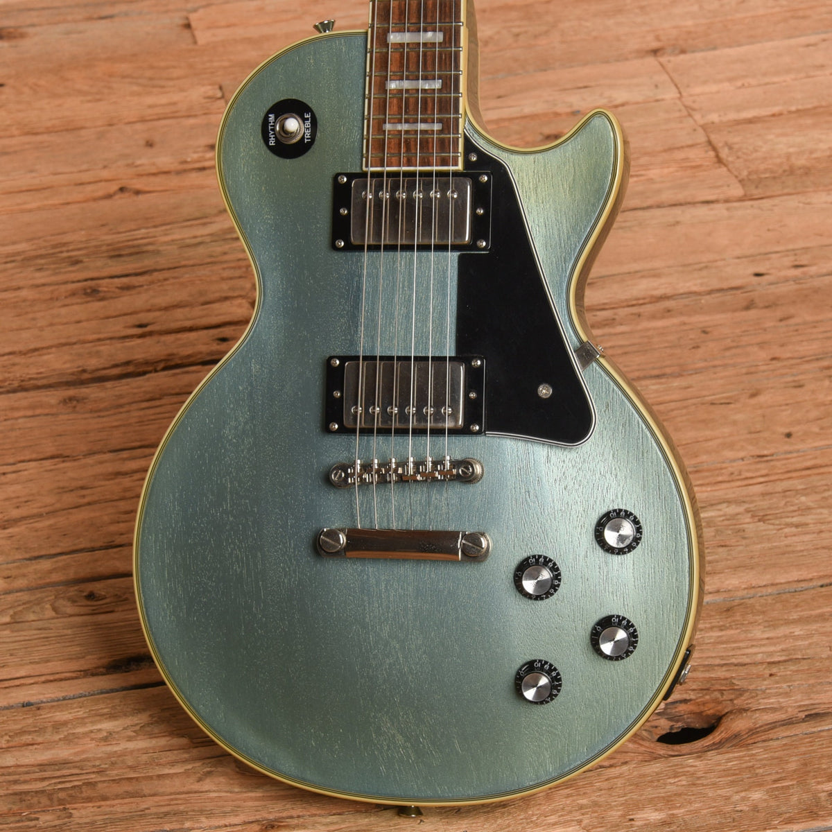 Epiphone Les Paul Custom PRO TV Pelham Blue 2013 - View 2 | MusicMarket