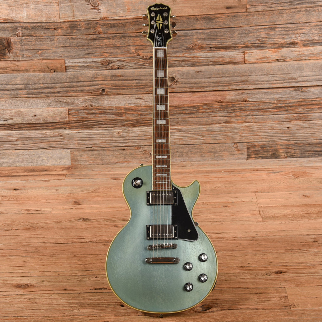 Epiphone Les Paul Custom PRO TV Pelham Blue 2013 - View 4 | MusicMarket