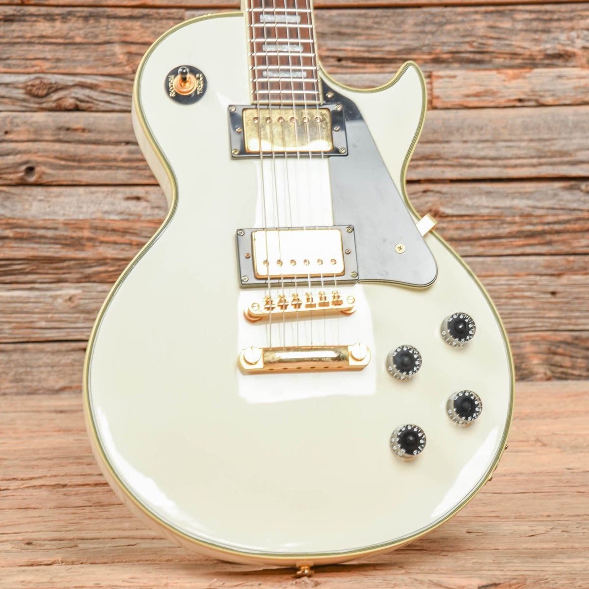Epiphone Les Paul Custom White 1999 - View 8 | MusicMarket