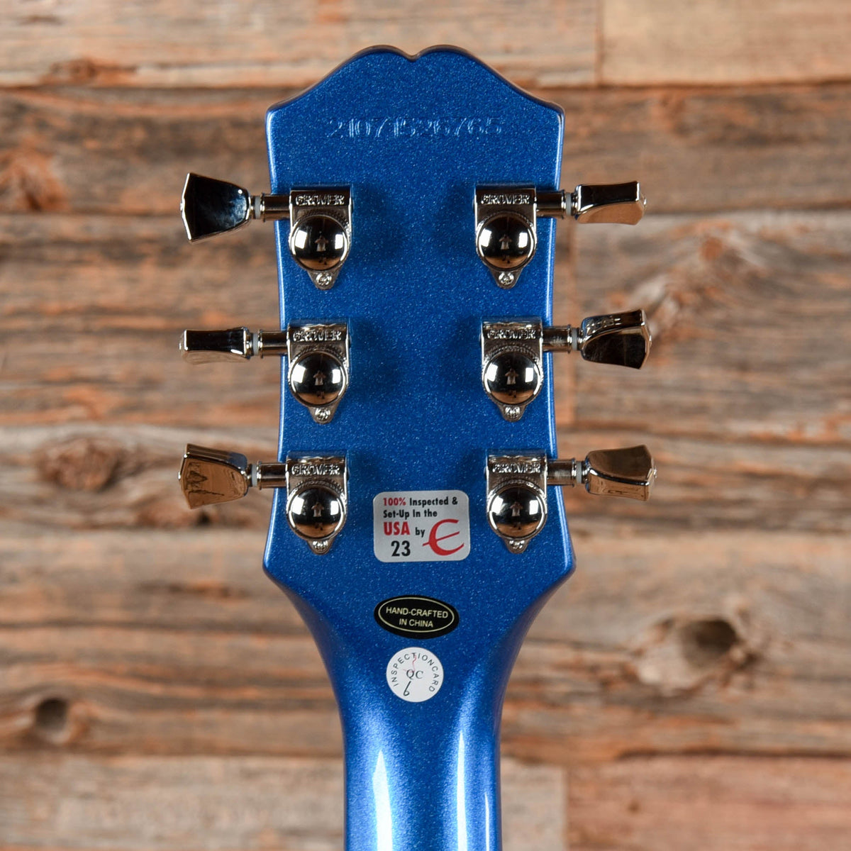 Epiphone Les Paul Modern Radio Blue Metallic 2021 - View 7 | MusicMarket