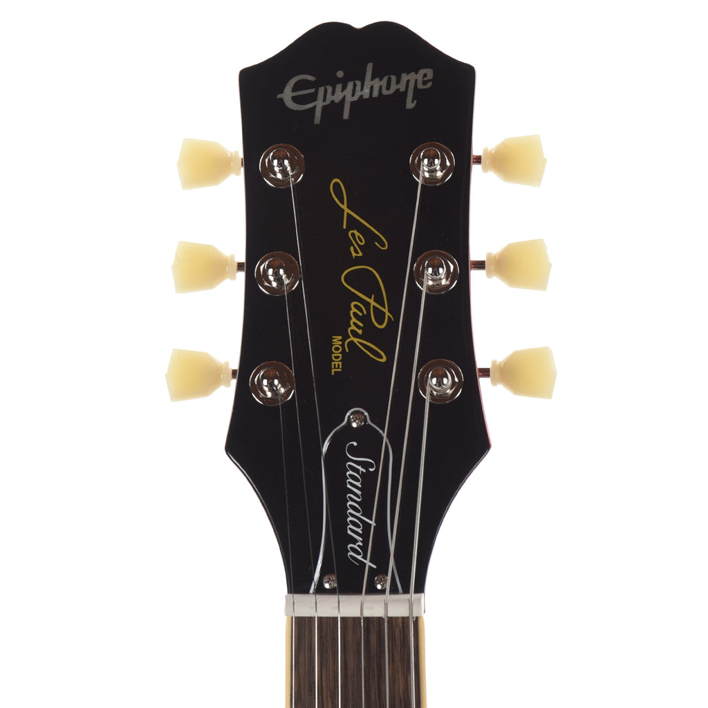 Epiphone Les Paul Standard '50s Figured LEFTY Washed Cherry Sunburst - View 6 | MusicMarket