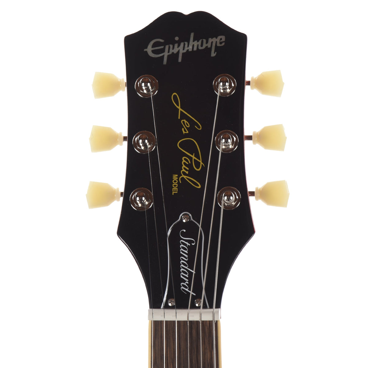 Epiphone Les Paul Standard '50s Figured LEFTY Washed Cherry Sunburst - View 6 | MusicMarket