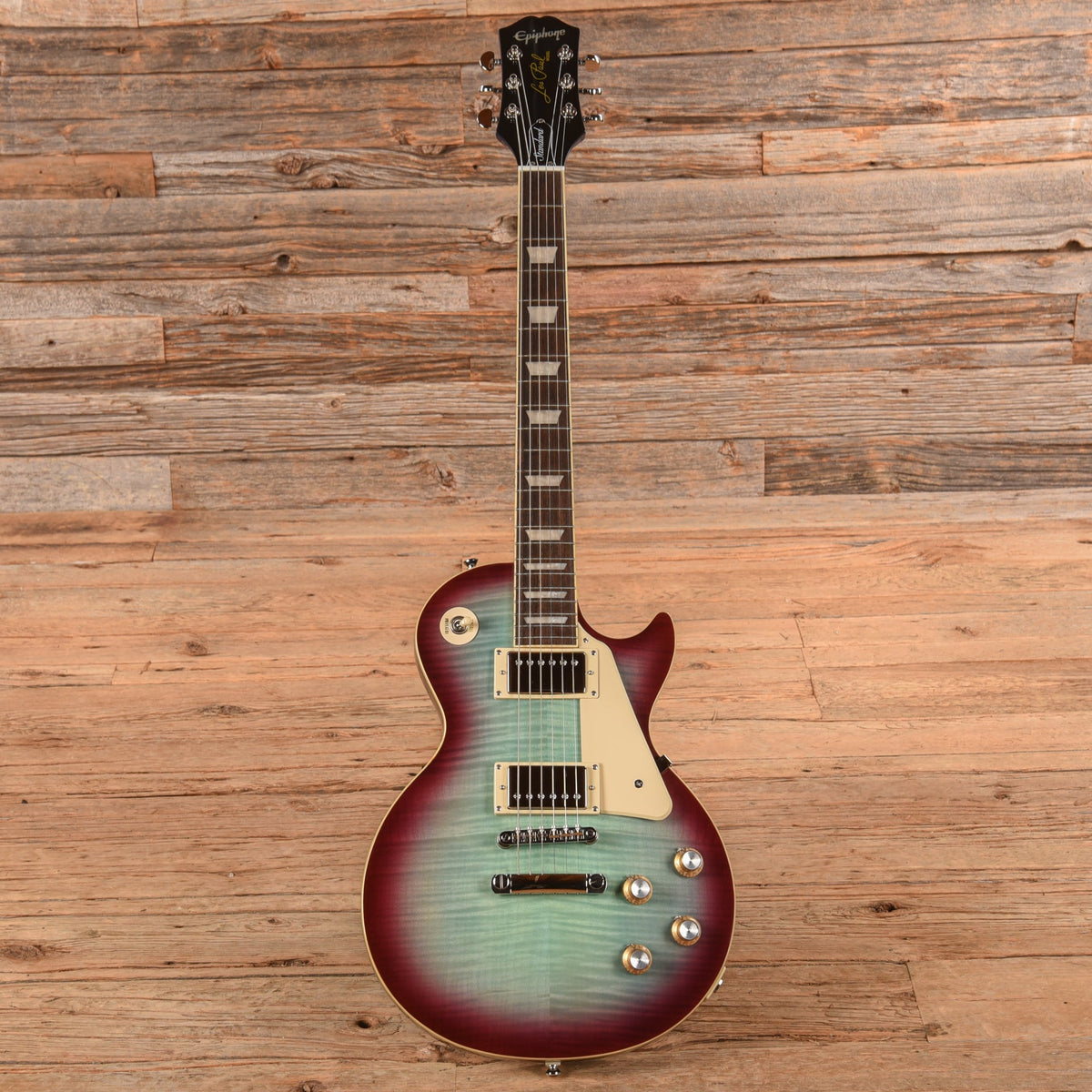 Epiphone Les Paul Standard 60s Blueberry Burst 2024 - View 4 | MusicMarket
