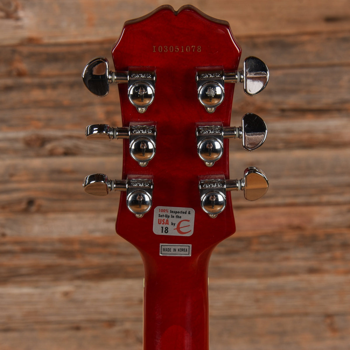 Epiphone Les Paul Standard Plus Top Cherry Sunburst 2003 - View 7 | MusicMarket