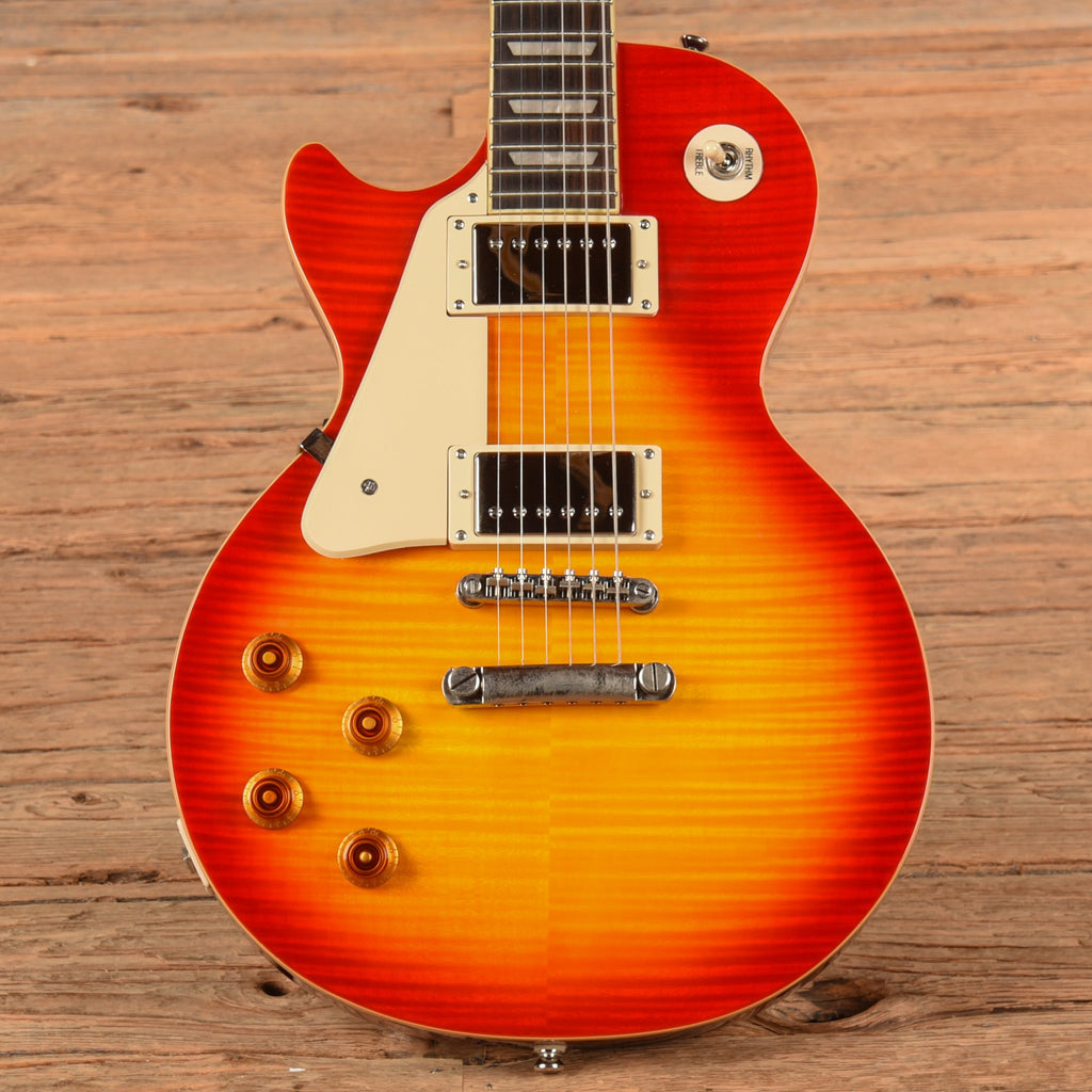 Epiphone Les Paul Standard Plus Top Pro Cherry Sunburst 2014 LEFTY - MusicMarket