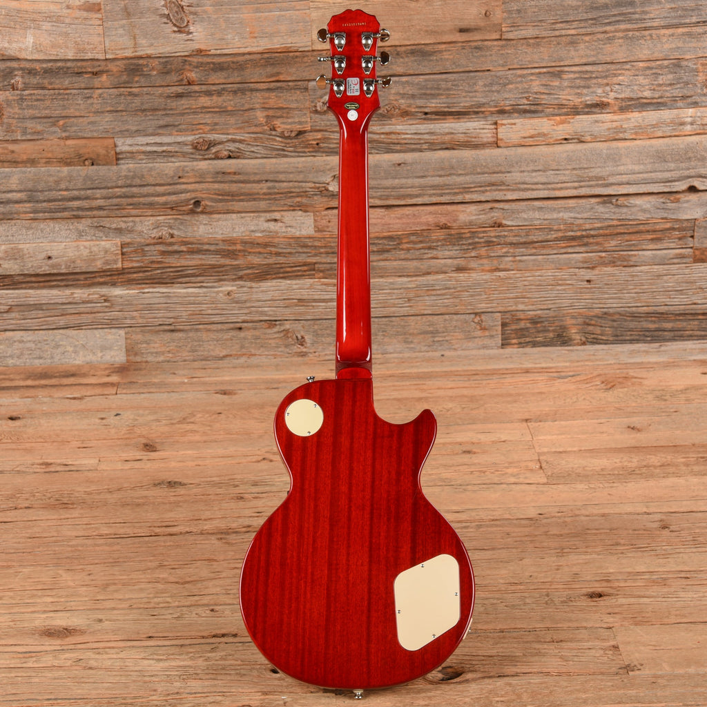 Epiphone Les Paul Standard Plus Top Pro Cherry Sunburst 2014 LEFTY - View 5 | MusicMarket