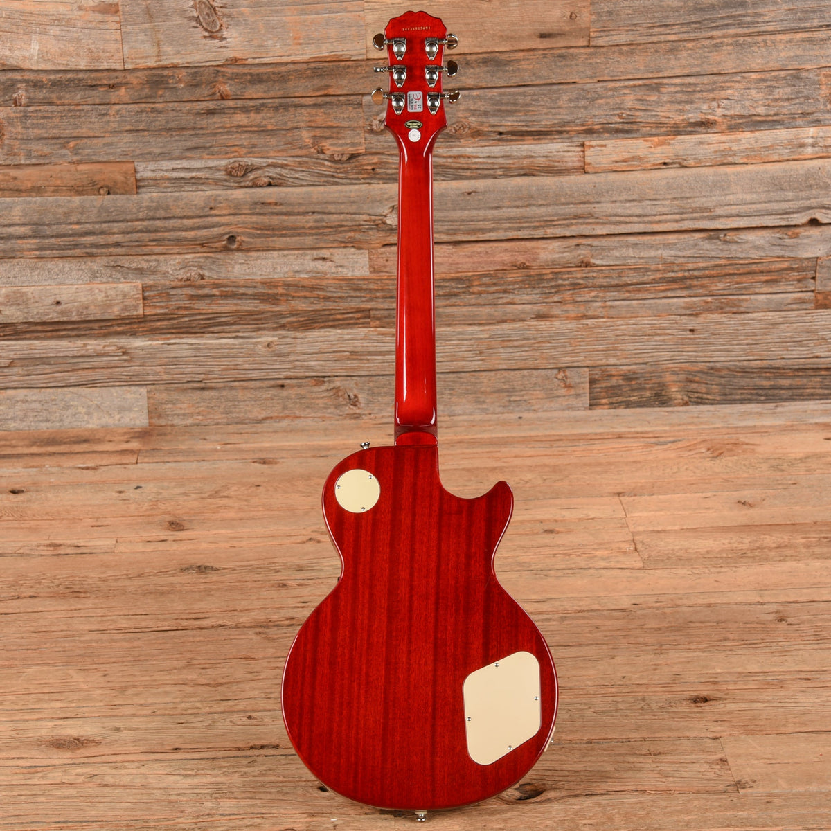 Epiphone Les Paul Standard Plus Top Pro Cherry Sunburst 2014 LEFTY - View 5 | MusicMarket