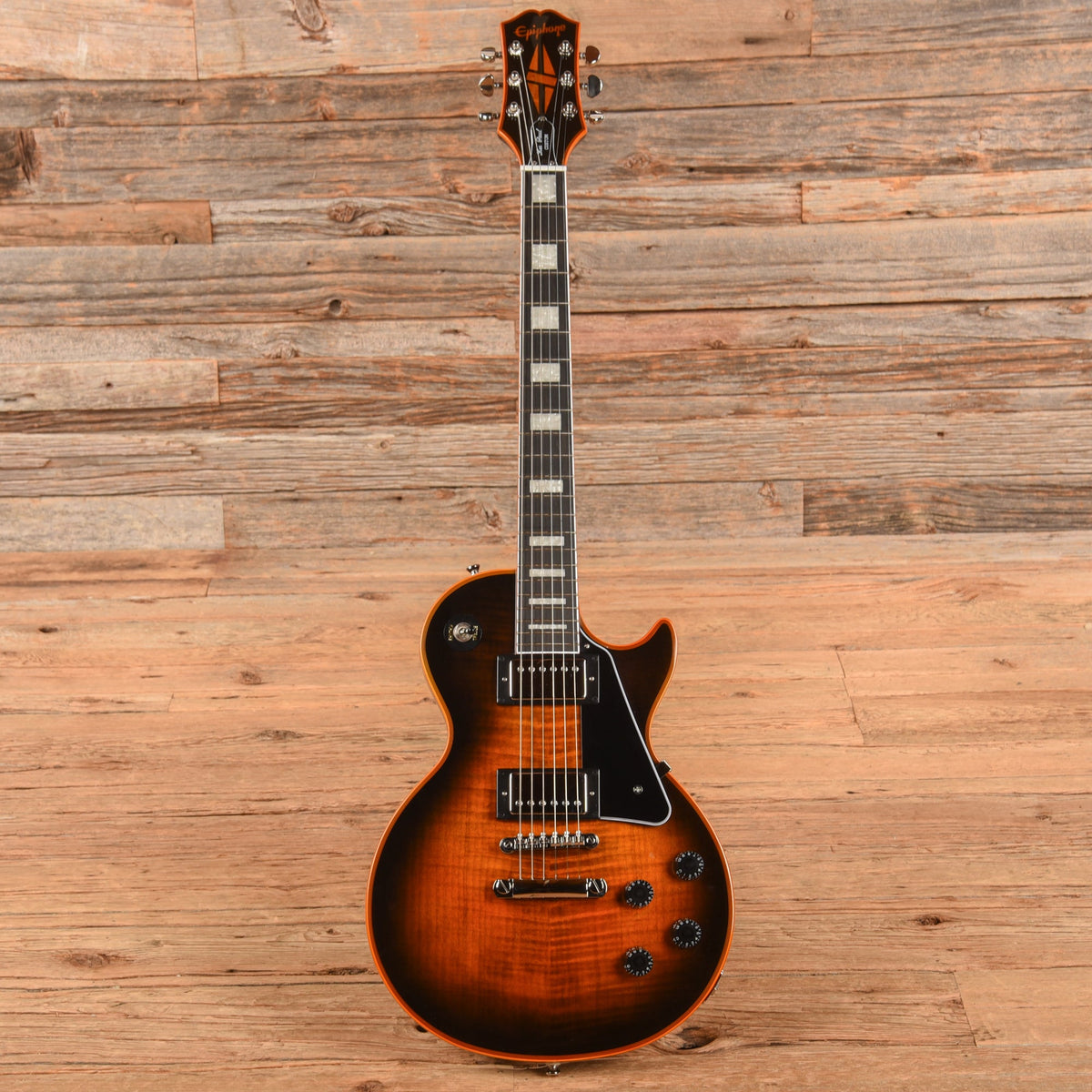 Epiphone Les Paul Widow Orange Burst 2024 - View 4 | MusicMarket