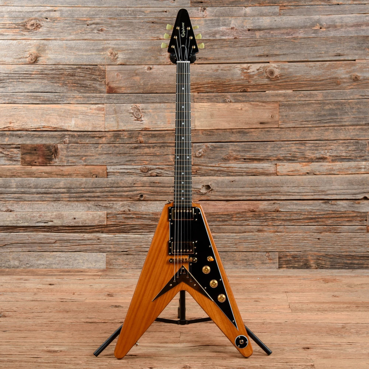 Epiphone Limited Edition '58 Korina Flying V Reissue Natural - View 3 | MusicMarket