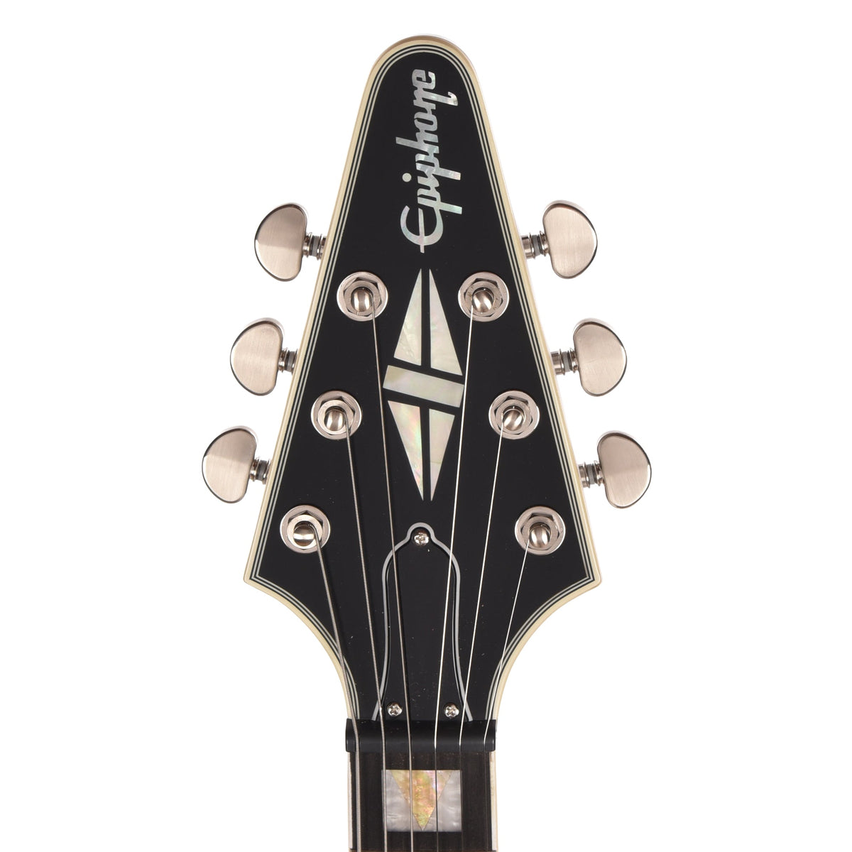 Epiphone Modern Flying V Prophecy Aged White Tiger - View 6 | MusicMarket