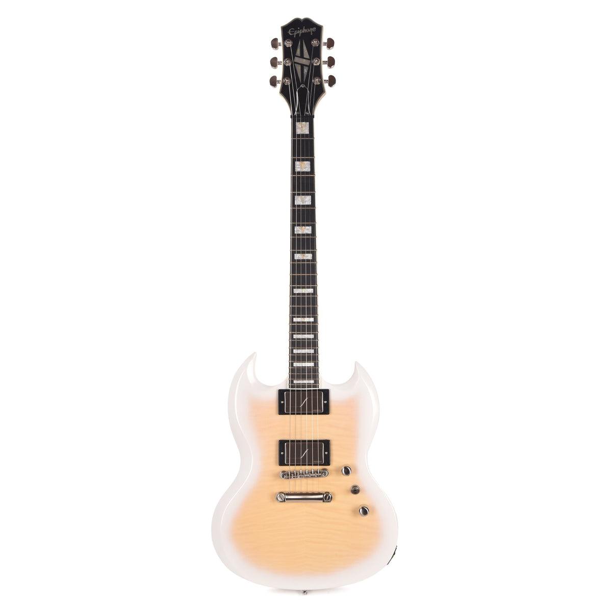 Epiphone Original SG Prophecy Aged White Tiger Burst - View 4 | MusicMarket