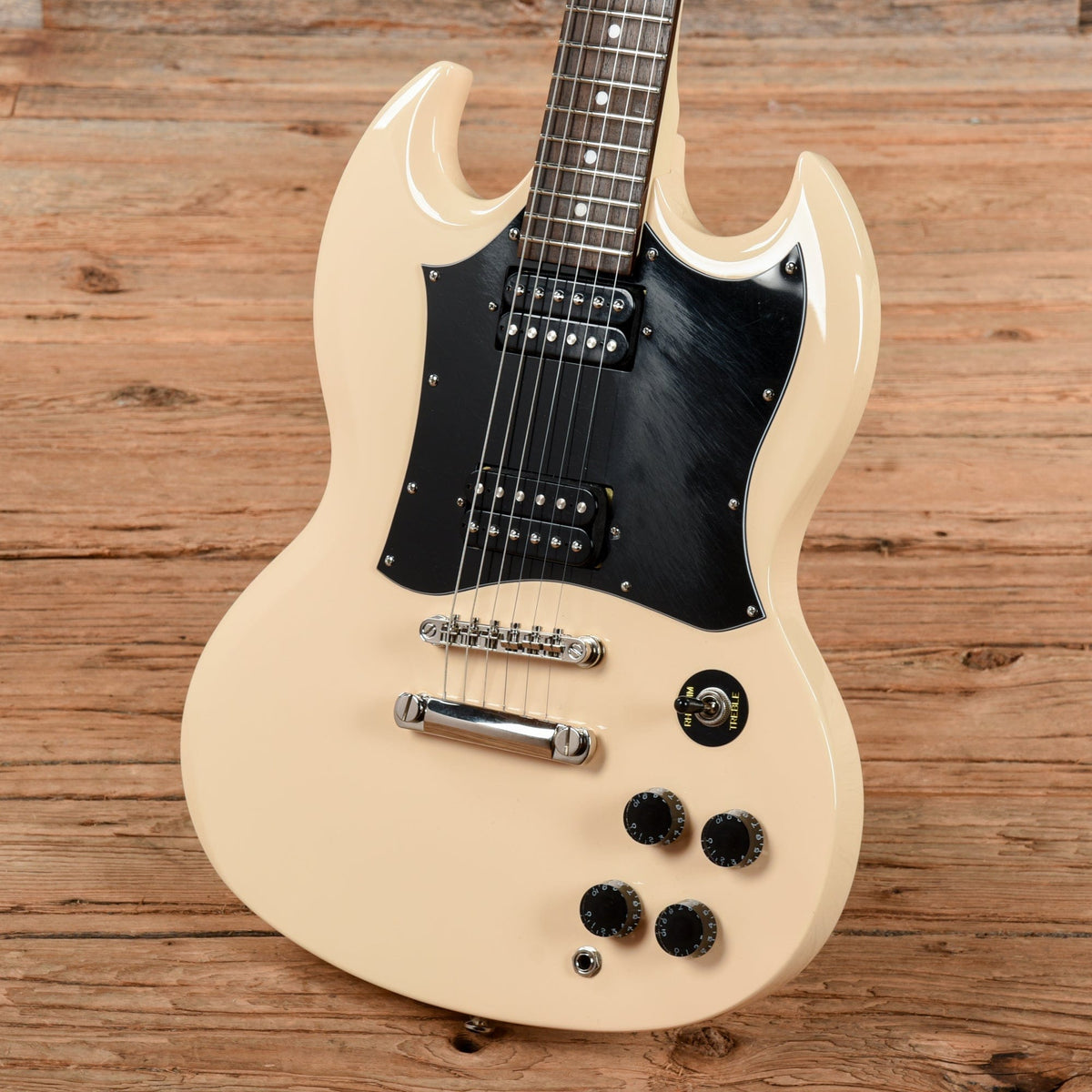Epiphone SG (Bolt On) White 2003 - View 2 | MusicMarket