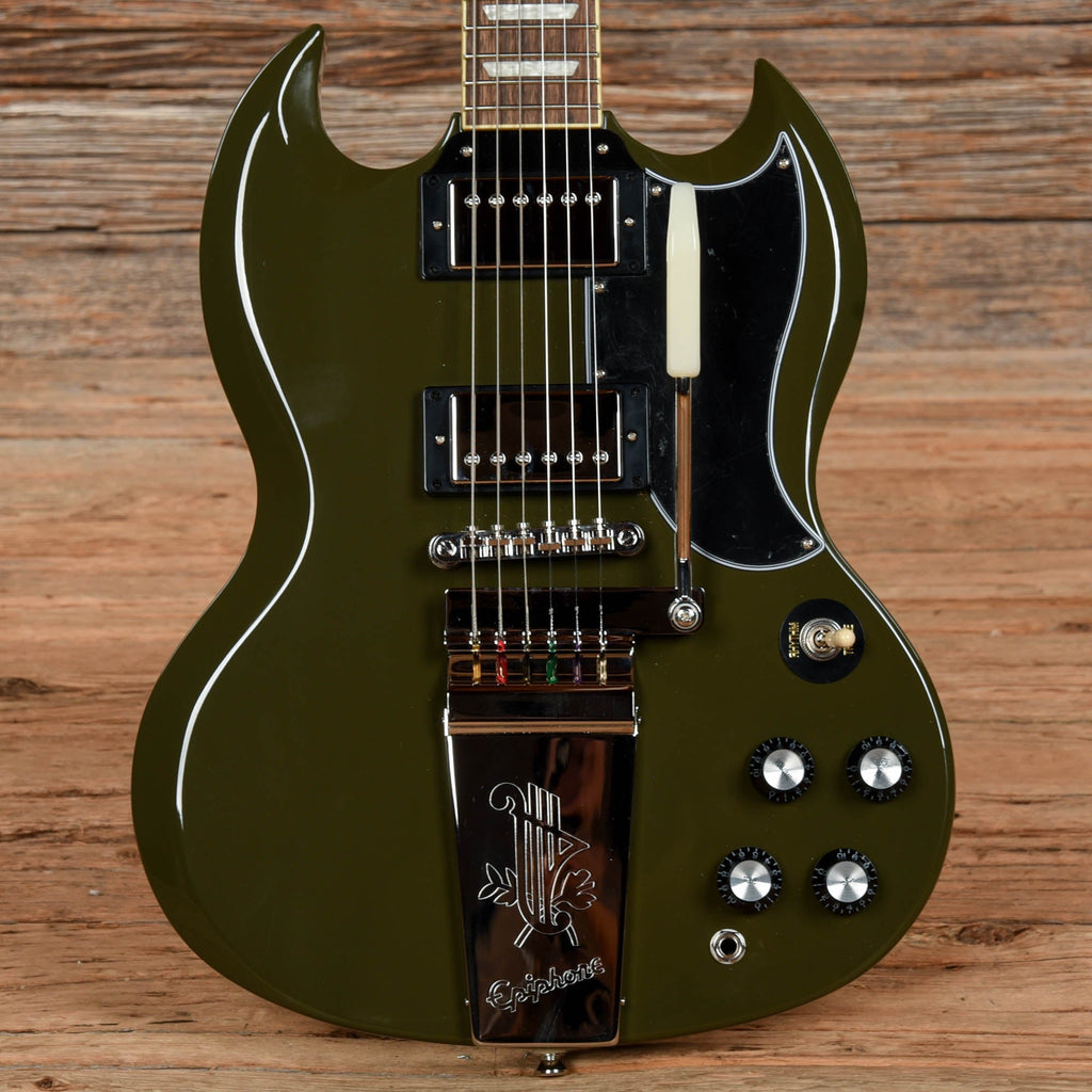 Epiphone SG Standard 61 w/ Maestro Olive 2021 - MusicMarket