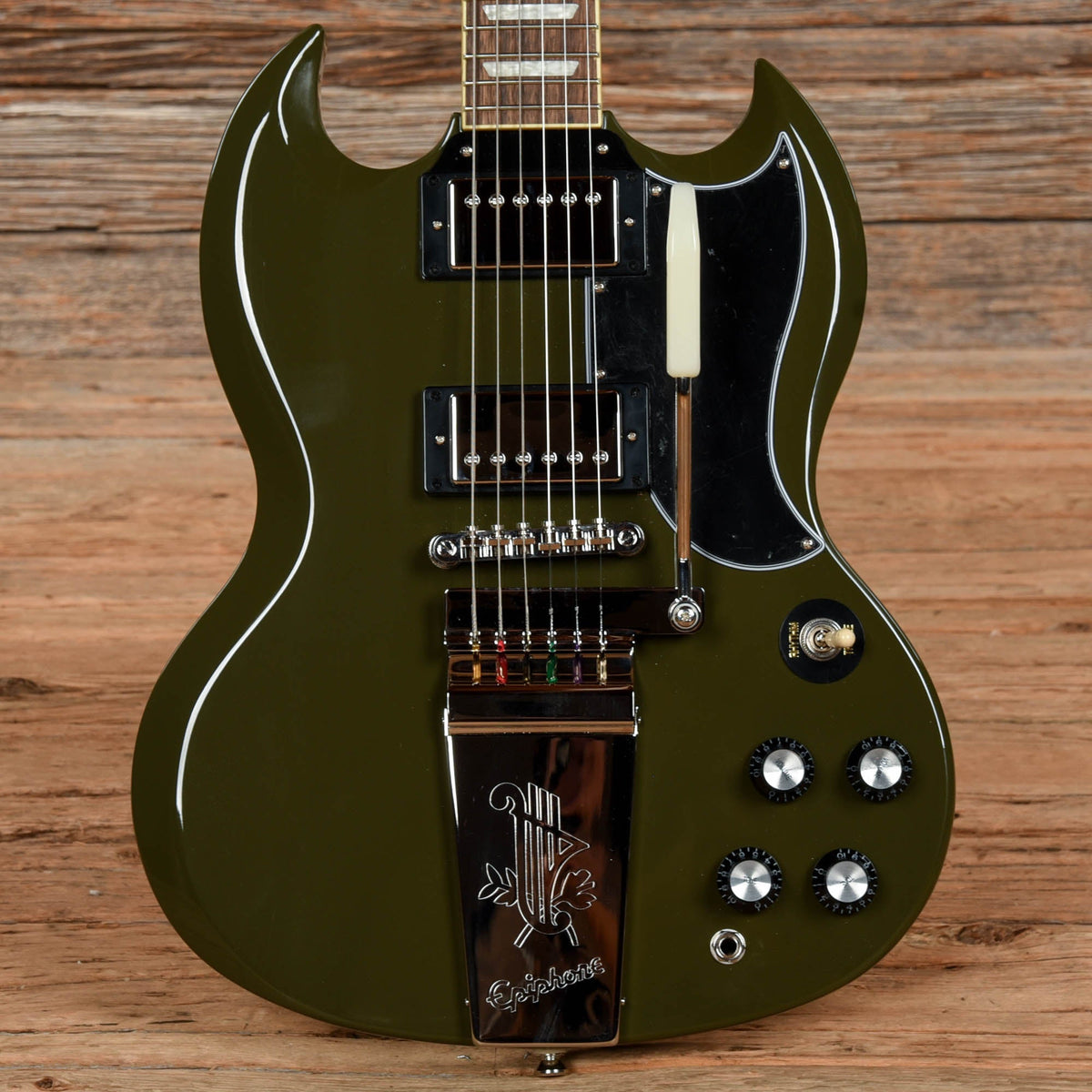 Epiphone SG Standard 61 w/ Maestro Olive 2021 - MusicMarket