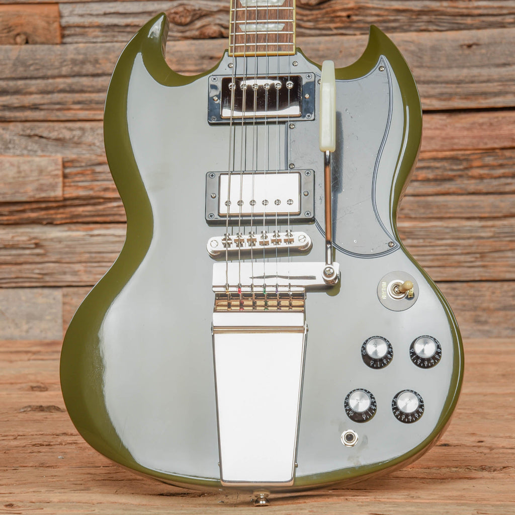 Epiphone SG Standard 61 w/ Maestro Olive 2021 - View 8 | MusicMarket