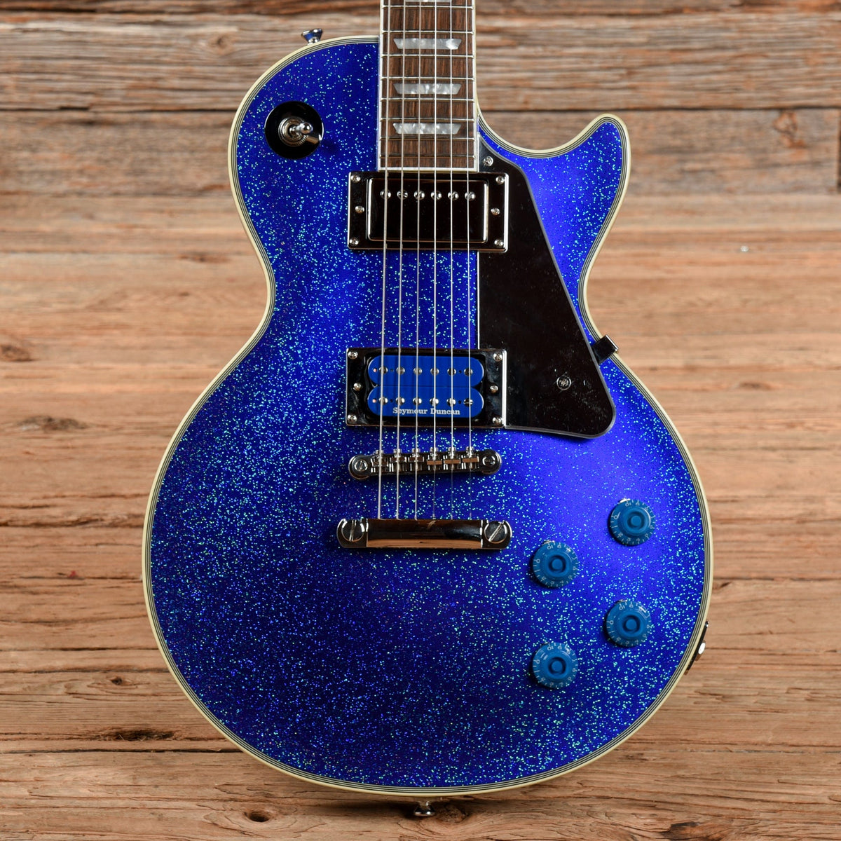Epiphone Tommy Thayer Signature "Electric Blue" Les Paul Standard Blue Sparkle - MusicMarket