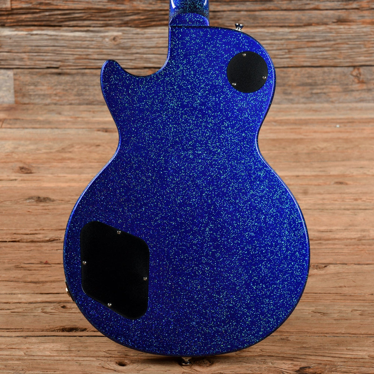 Epiphone Tommy Thayer Signature "Electric Blue" Les Paul Standard Blue Sparkle - View 3 | MusicMarket