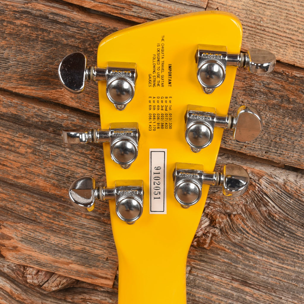 Erlewine Chiquita Travel Guitar Yellow - View 7 | MusicMarket