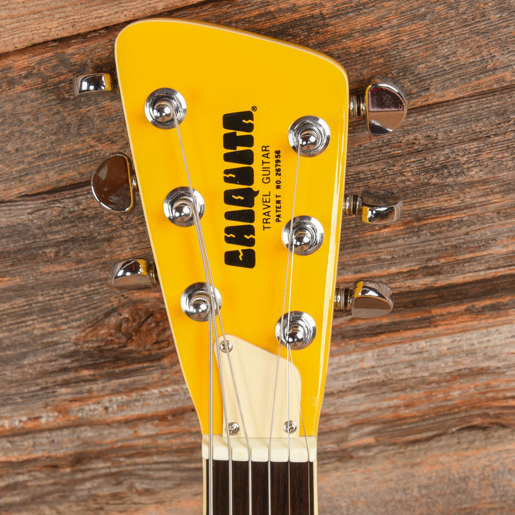 Erlewine Chiquita Travel Guitar Yellow - View 6 | MusicMarket