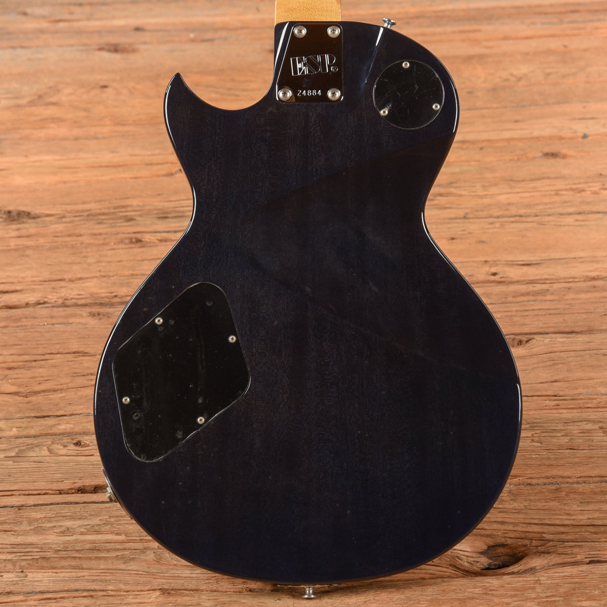ESP Eclipse Hollow Body Blue - View 3 | MusicMarket